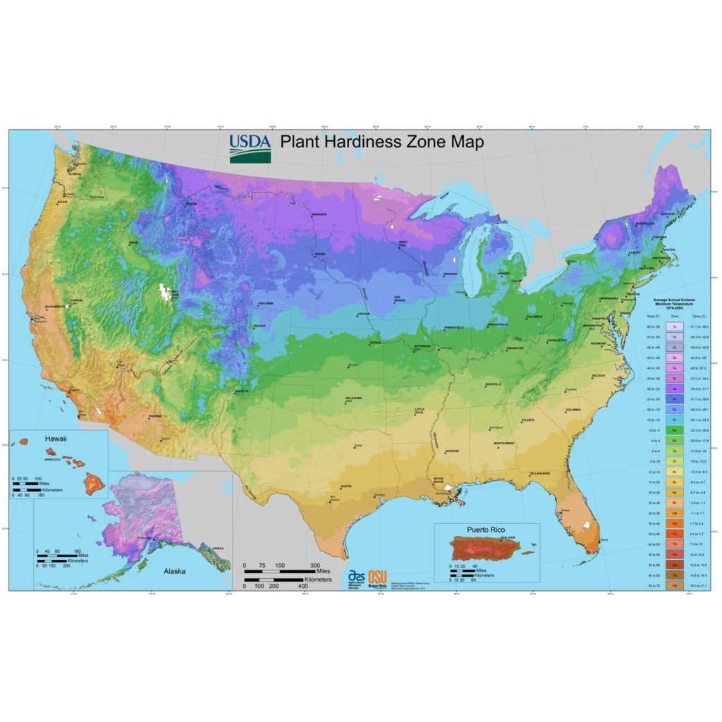 USDA Zone Map